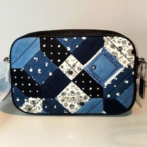 NEW■■Coach Quilted American Denim Crossbody☆